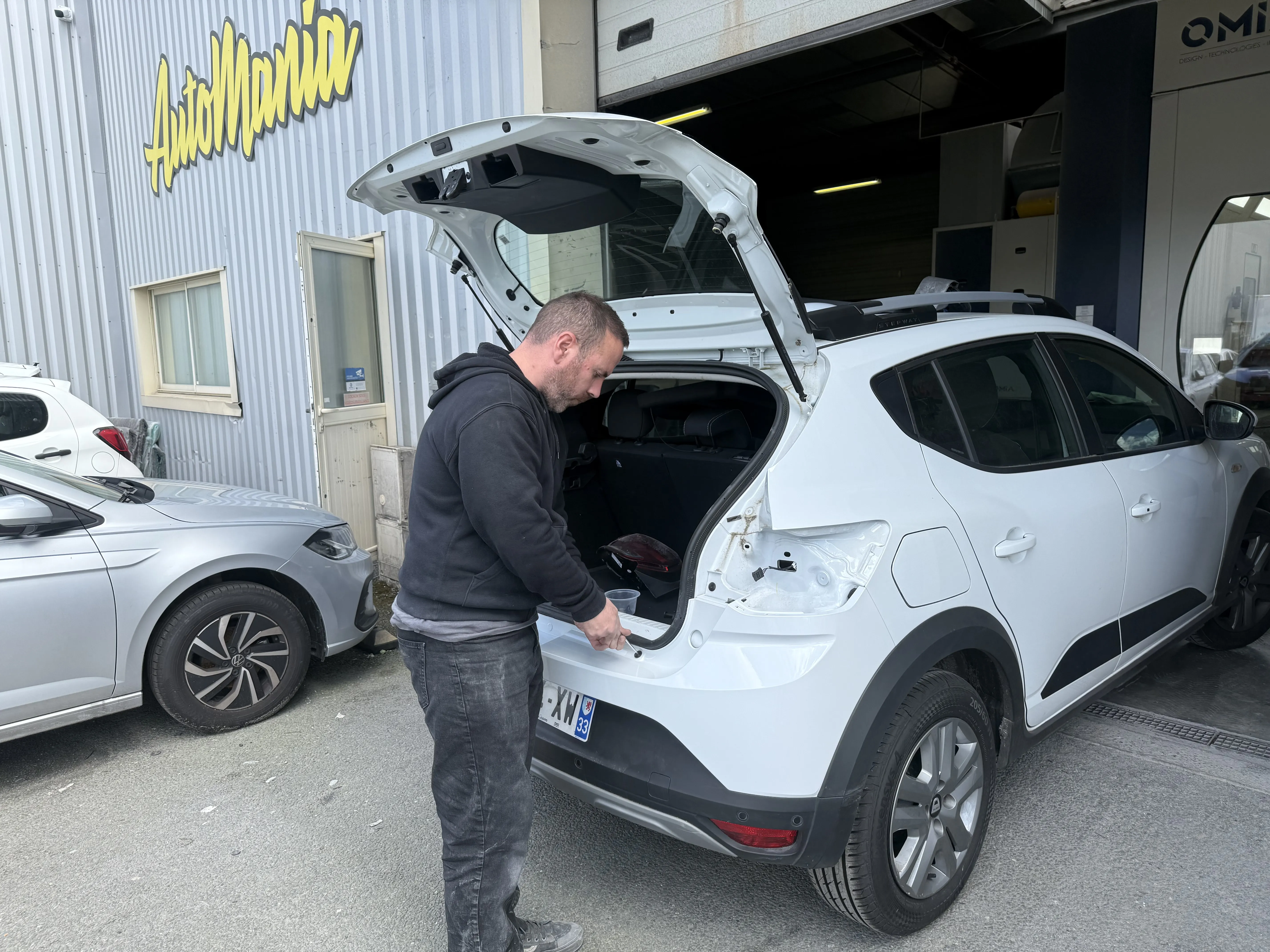 Montage pare-chocs arrière – AutoMania Atelier Eysines